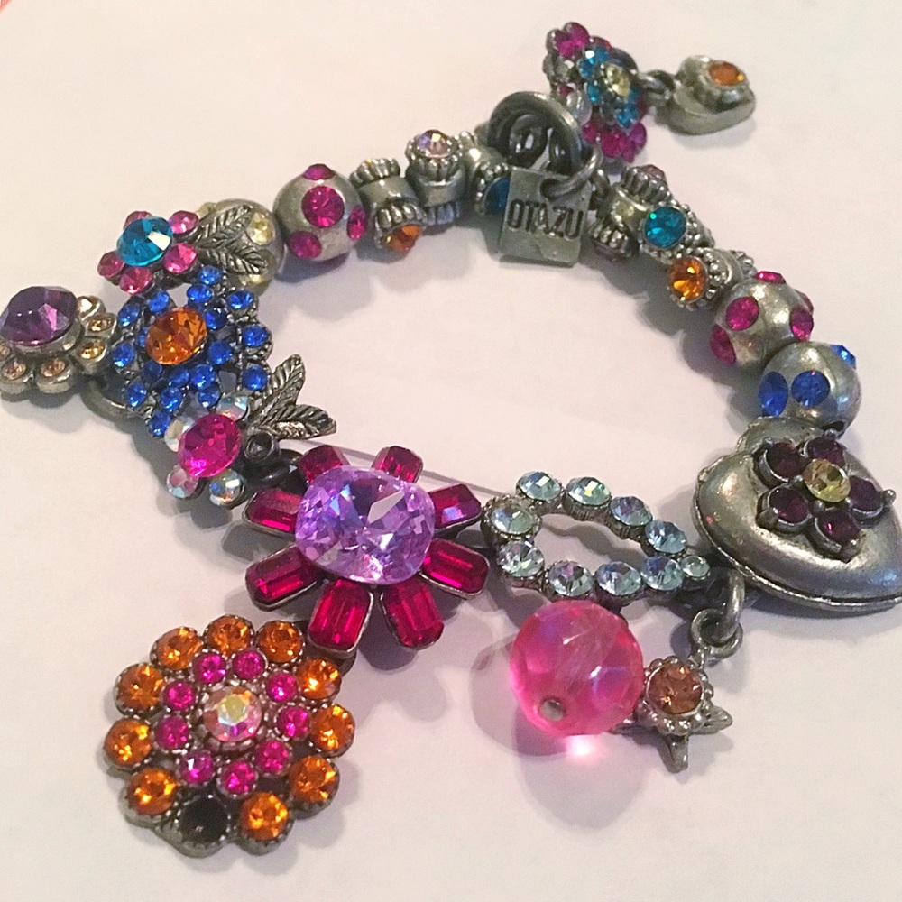 Otazu Swarovski Crystal Mix Bracelet